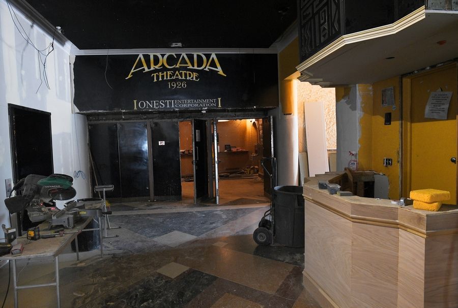 The Arcada Theatre in St. Charles, shuttered since March due to the coronavirus pandemic, is undergoing a $3 million renovation. Manager Ron Onesti is aiming for a Labor Day reopening.