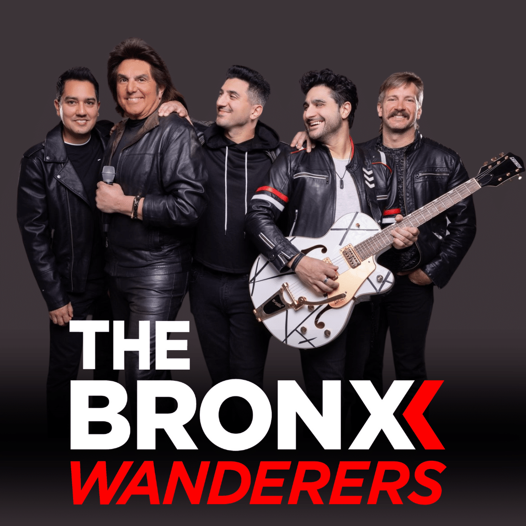 The Bronx Wanderers live on stage at the Arcada Theatre.