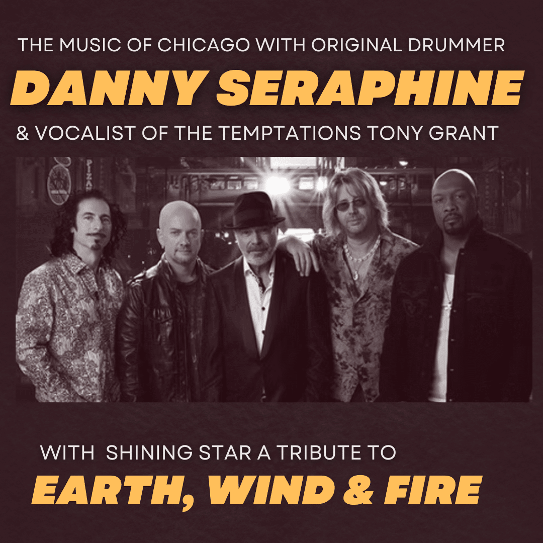 Danny Seraphine of Chicago with Shing Star tribute to Earth, Wind & Fire