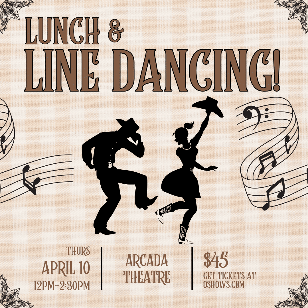 Lunch and Line Dancing at the Arcada Theatre