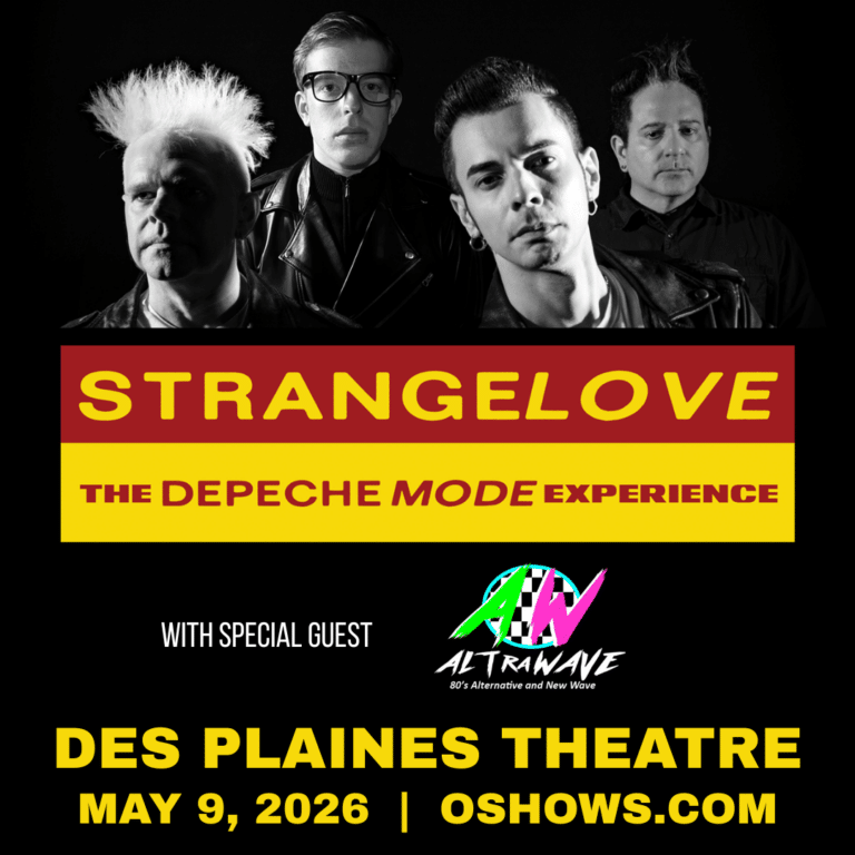 Celebrating 40 Years of Iconic Sound: Strangelove-The Depeche Mode Experience Announces Tour Honoring “Black Celebration” Including Stop at the Des Plaines Theatre