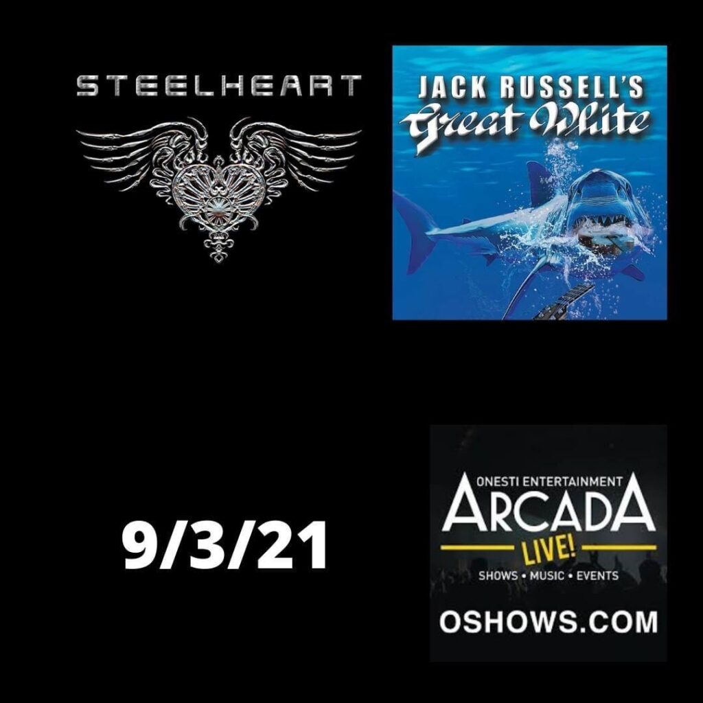 Steelheart with special guest Jack Russell’s Great White - Onesti ...