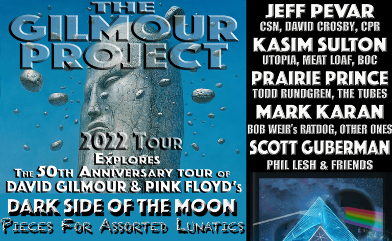 POSTPONED:  The Gilmour Project – Pink Floyd Tribute, Rescheduled Date TBA